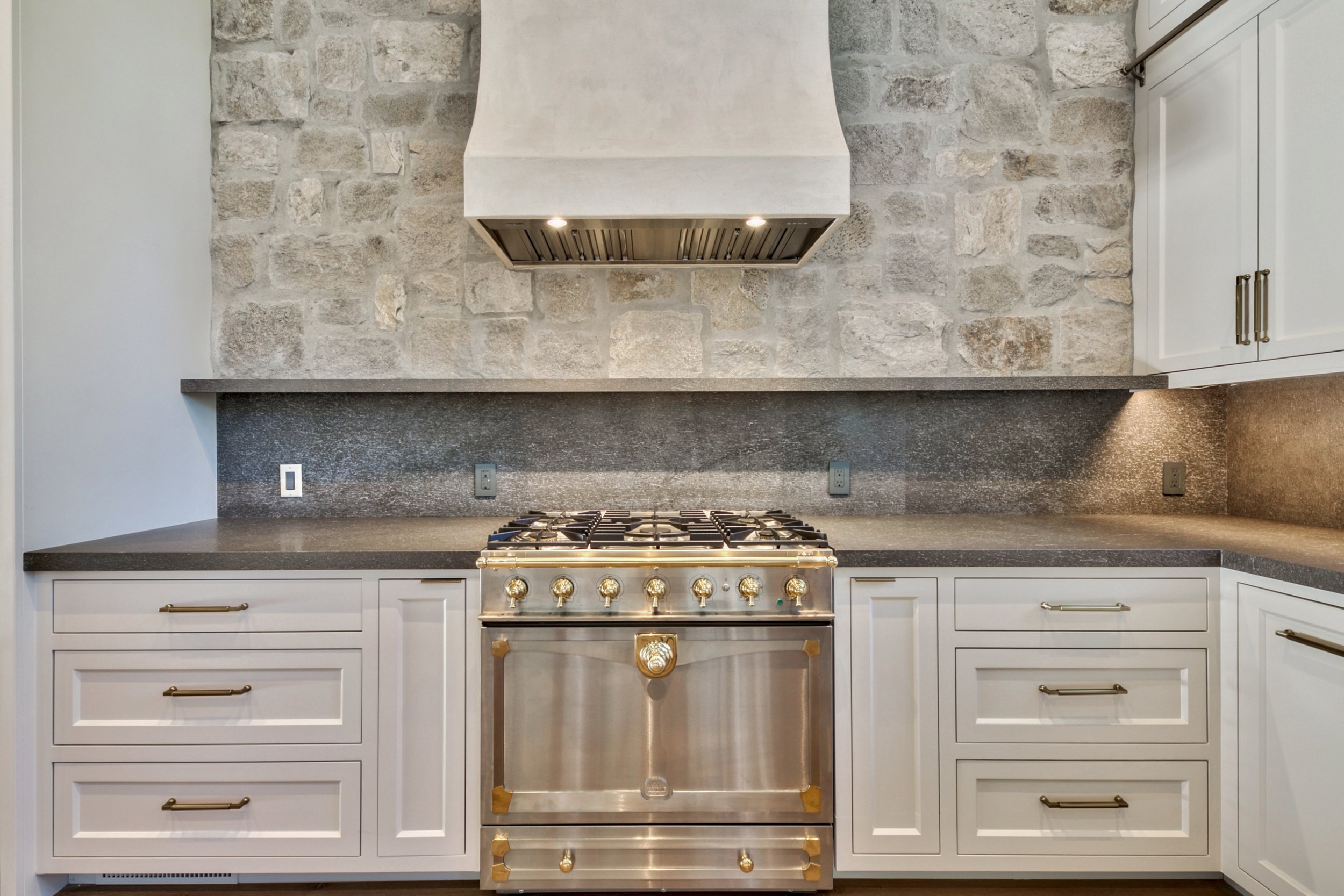Chef's kitchen at Martis Camp Lot 568